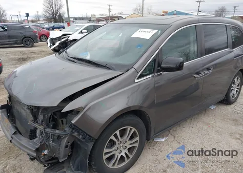 2012 Honda Odyssey Ex-L из США, поврежденный, VIN 5FNRL5H65CB063881